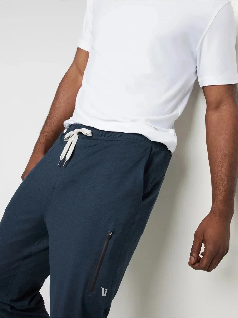 Vuori Navy Drawstring Joggers for Men
